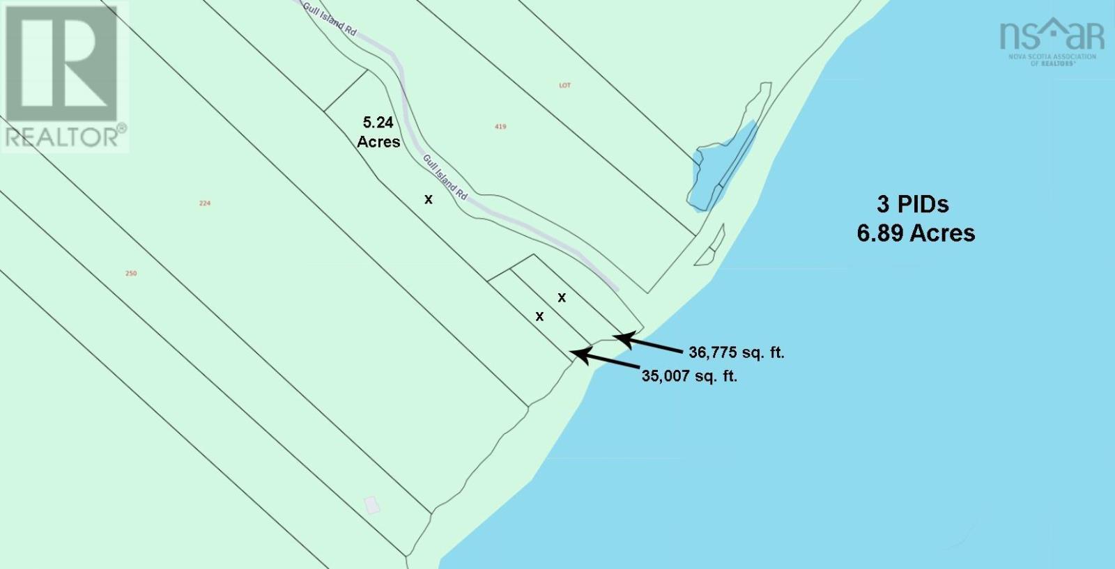 Property 5 of 5 of Acreage (3 PIDs) Gull Island Road