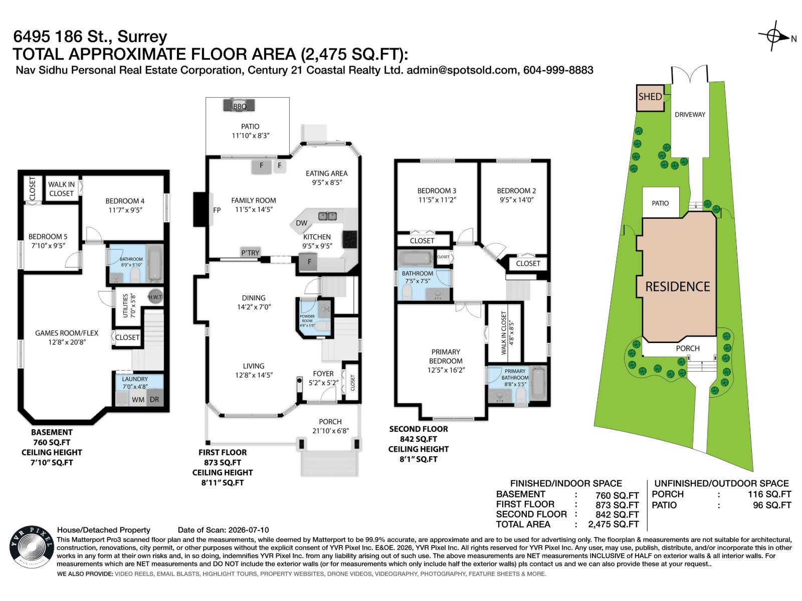 5 Bed, 4 Bath House for Sale in Surrey – 6495 186 STREET, Surrey – MLS# R3152948 - Image 40