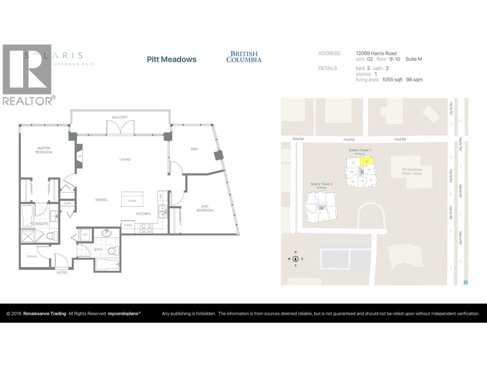 1002 12069 HARRIS ROAD, Pitt Meadows