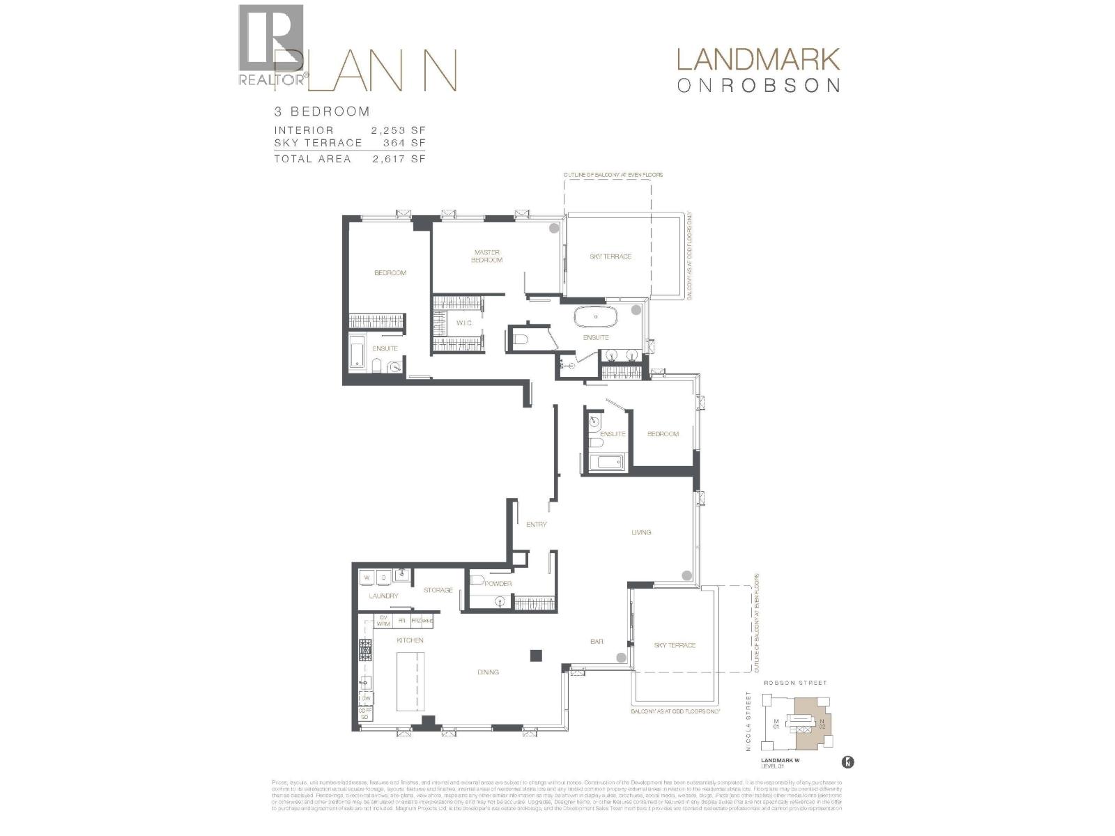 3102 1482 ROBSON STREET, Vancouver