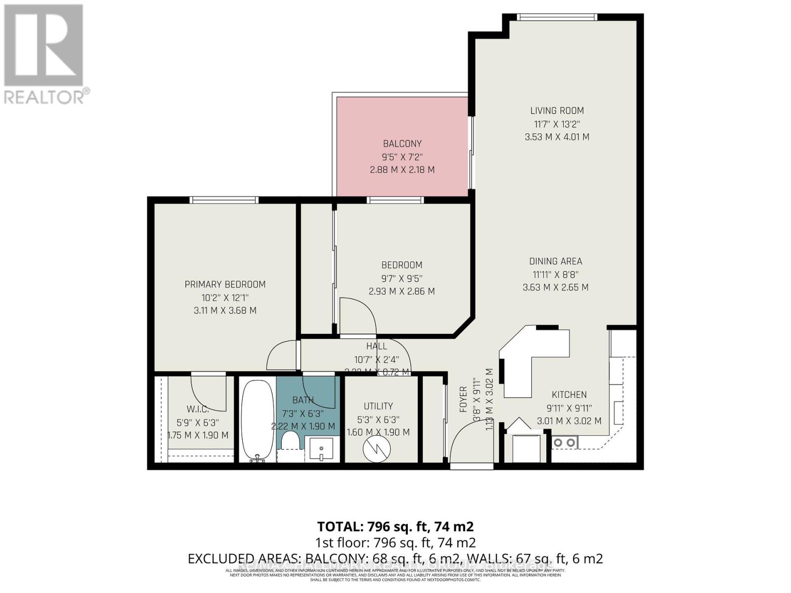 2 Bed, 1 Bath Apartment for Sale in Ottawa – 203 – 266 LORRY GREENBERG DRIVE, Ottawa – MLS# X13678862 - Image 22