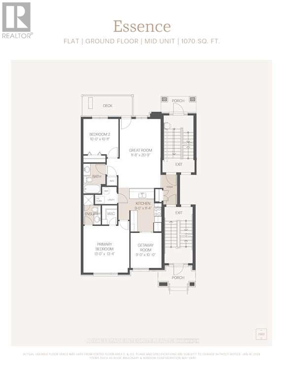 2 Bed, 2 Bath House for Rent in Ottawa – D – 64 TIPPERARY PRIVATE, Ottawa – MLS# X13680956 - Image 22