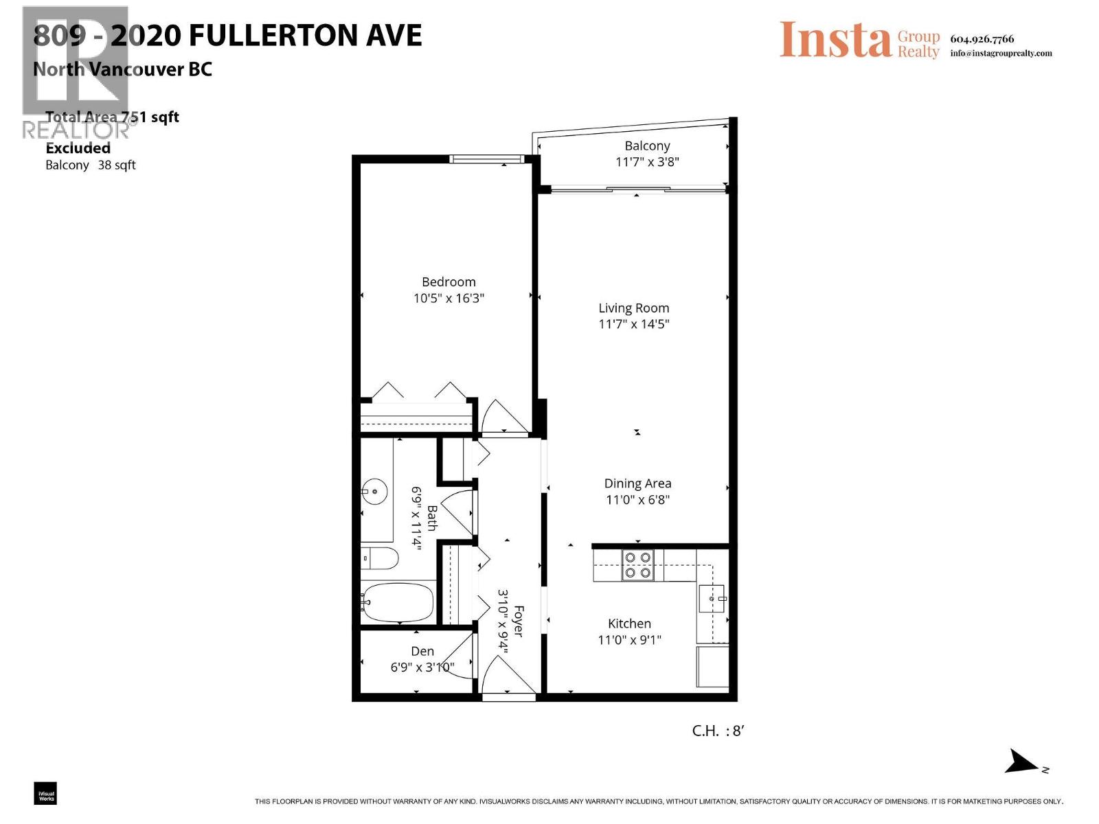 809 2020 FULLERTON AVENUE, North Vancouver