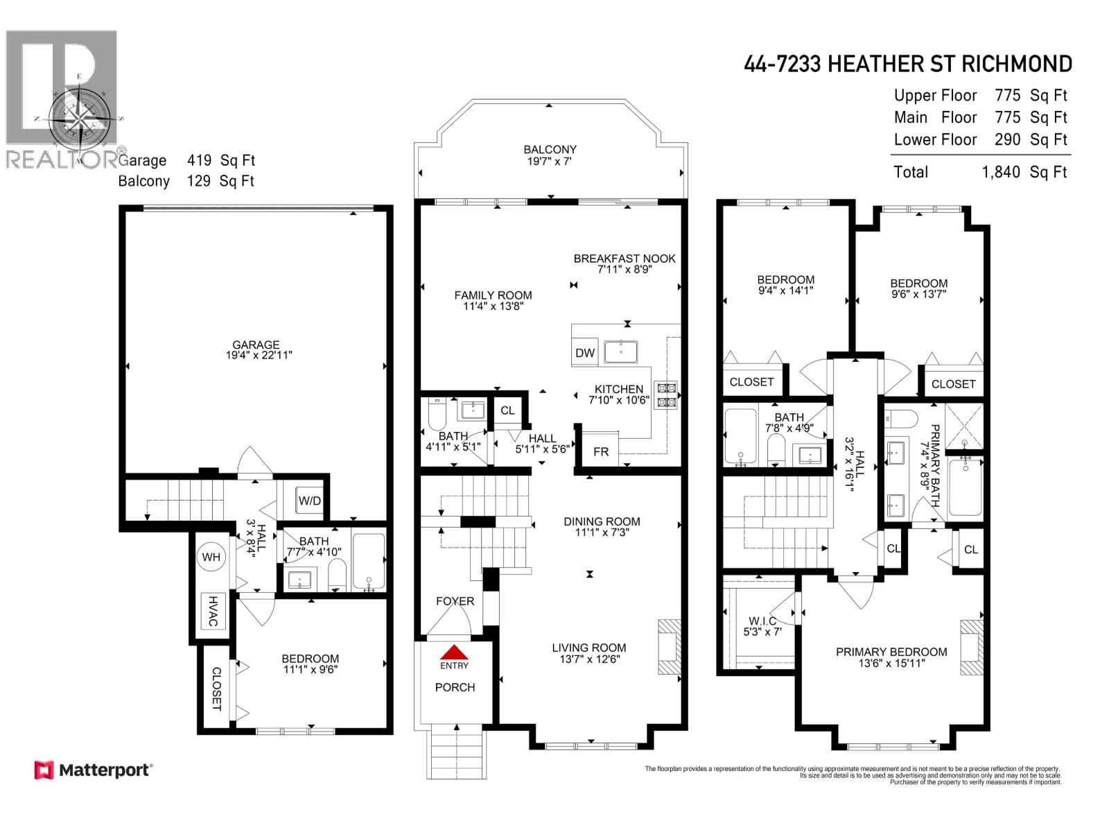 44 7233 HEATHER STREET, Richmond