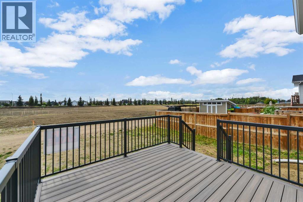 South facing back deck