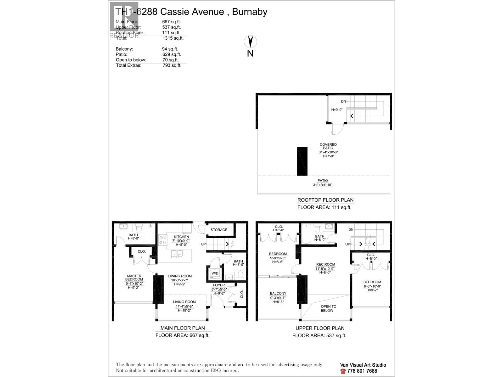 TH1 6288 CASSIE AVENUE, Burnaby