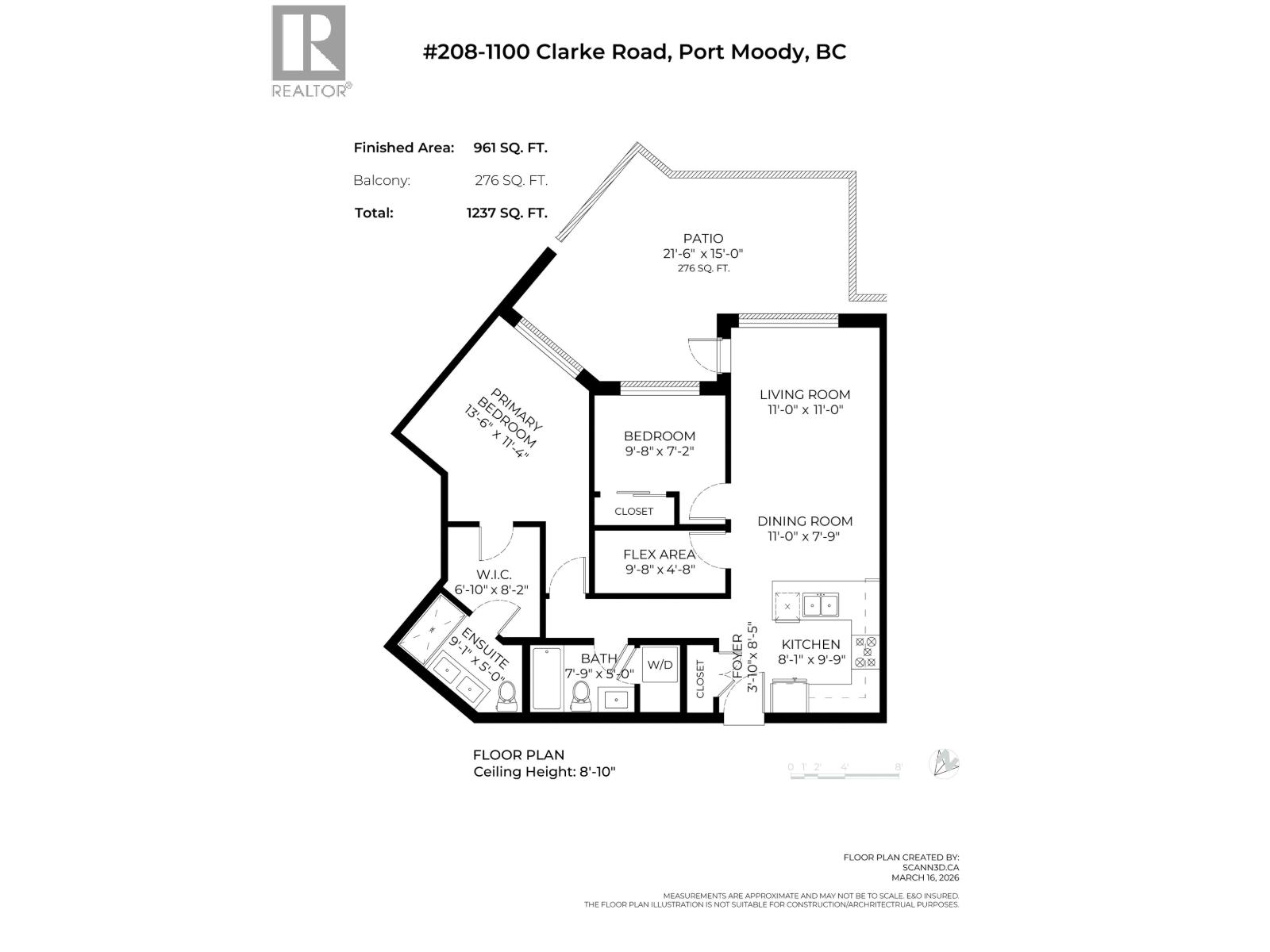 208 1100 CLARKE ROAD, Port Moody