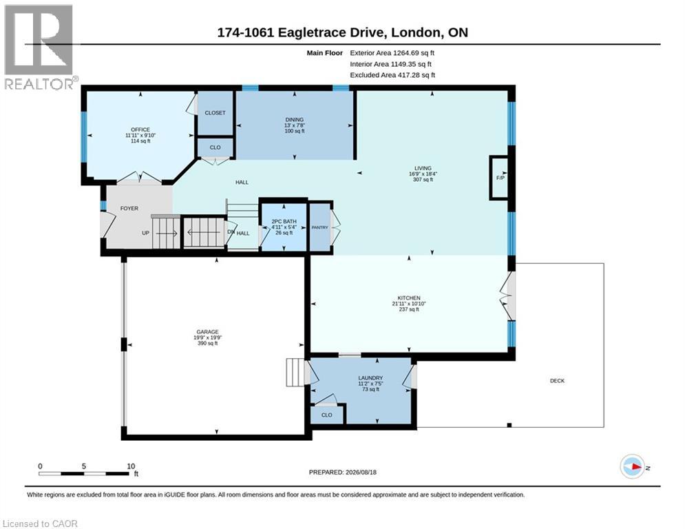 5 bedroom Single Family interior view, 174- 1061 EAGLETRACE Drive, London, Ontario
