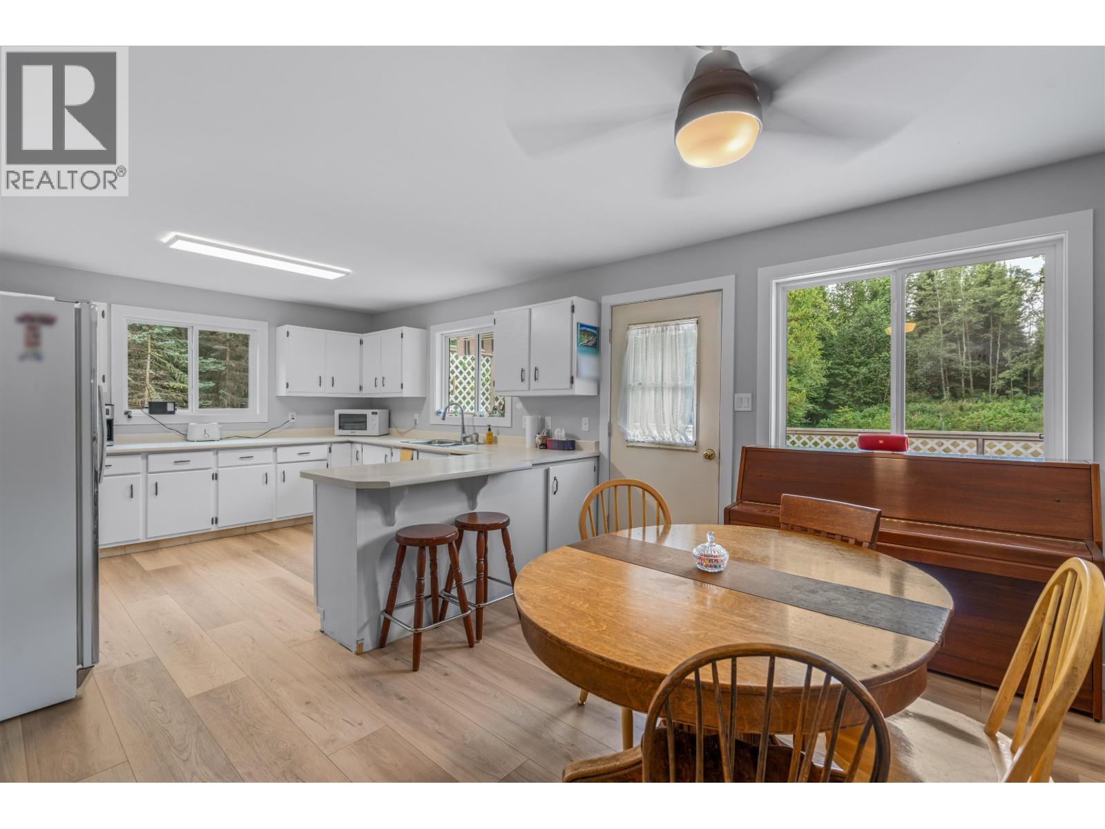 Backyard of 8955 CHRISTINA ROAD · Prince George, BC