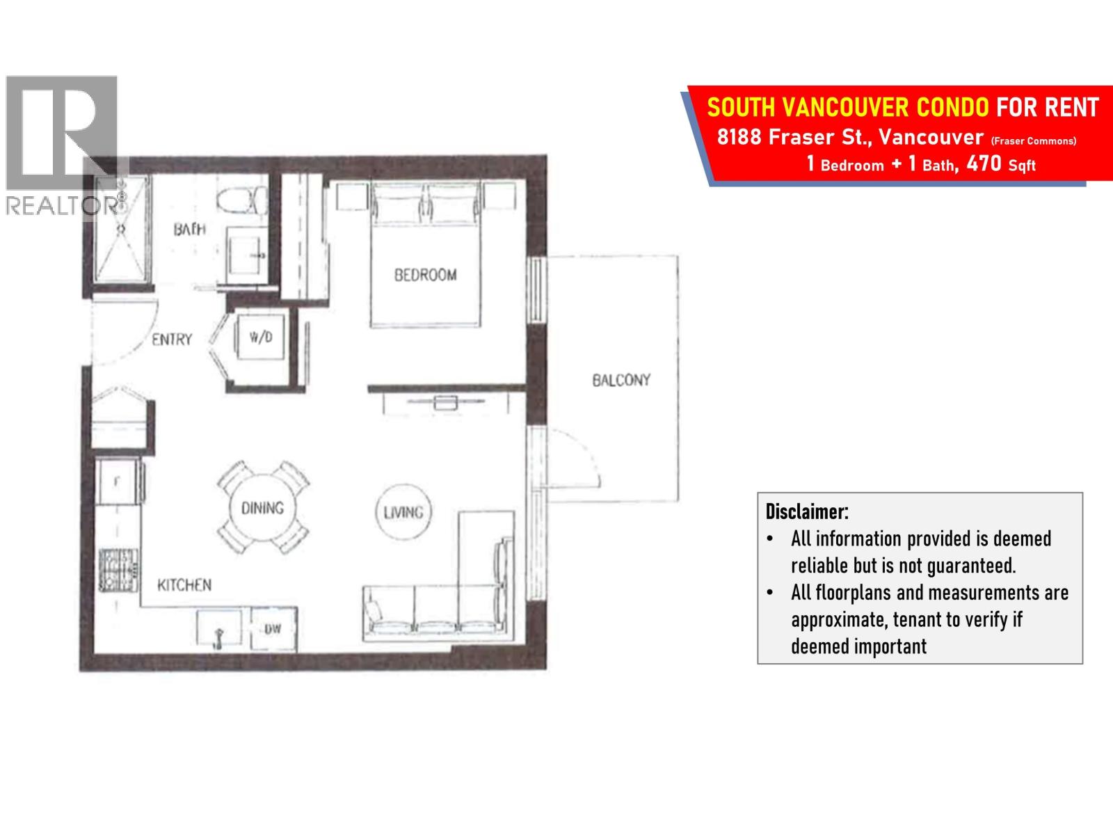 1 Bed, 1 Bath Apartment for Rent in Vancouver – 901 8188 FRASER STREET, Vancouver – MLS# R3158019 - Image 22