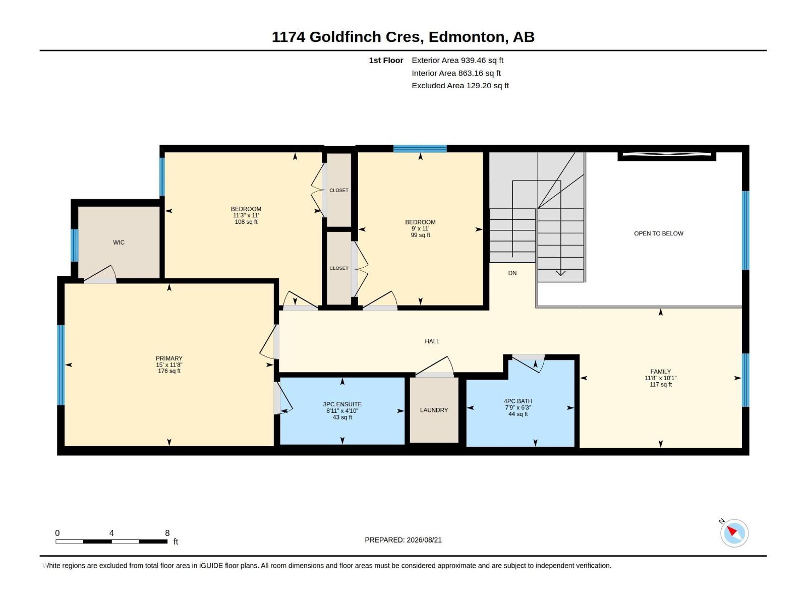 1174 GOLDFINCH CR NW - 55
