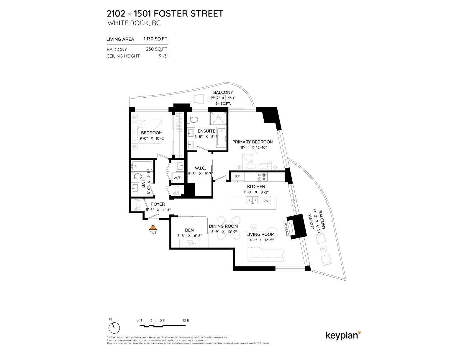 Unit 2102 · 2 bd