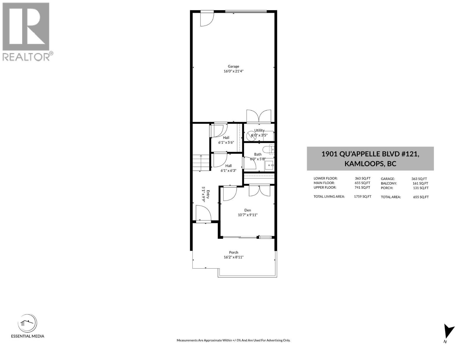 1901 QU'APPELLE Boulevard Unit# 121, Kamloops