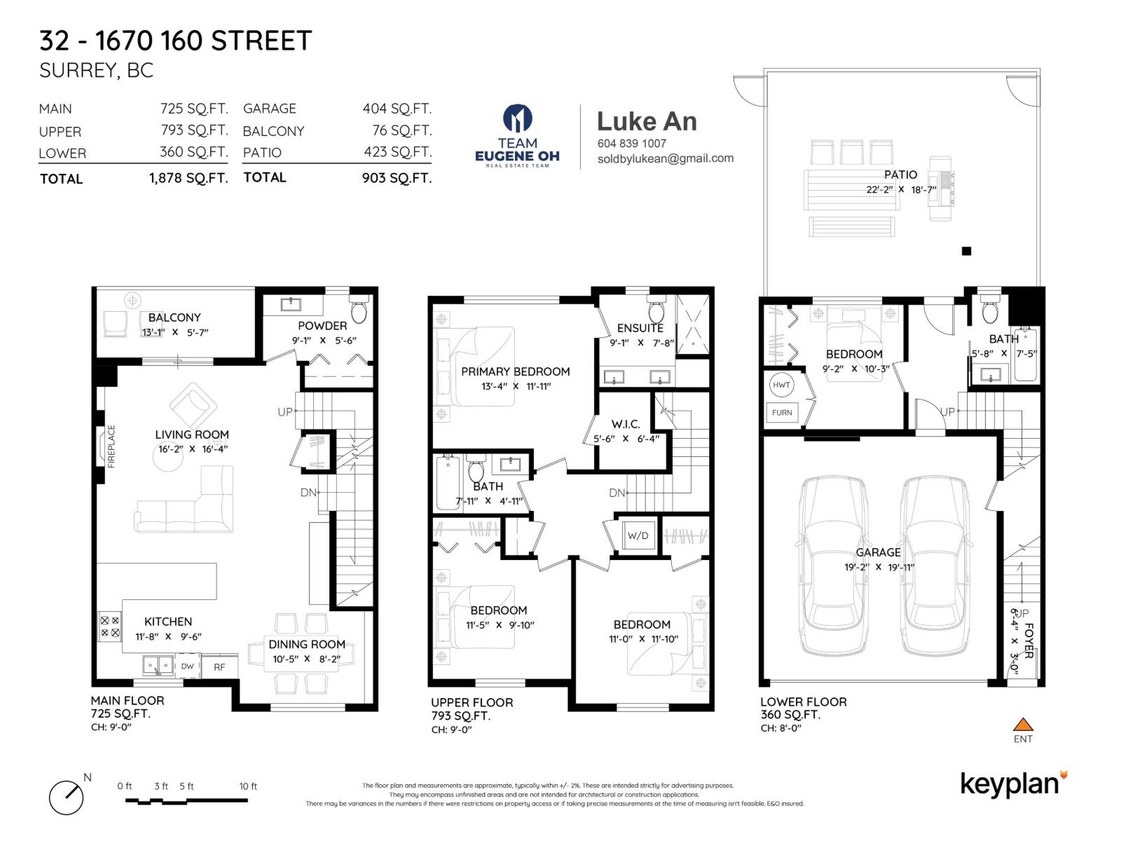 32 1670 160 STREET, Surrey