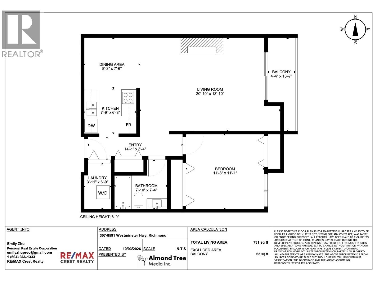 307 8591 WESTMINSTER HIGHWAY, Richmond