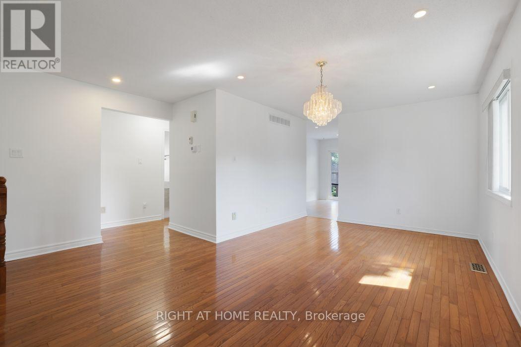Open concept living and dining room