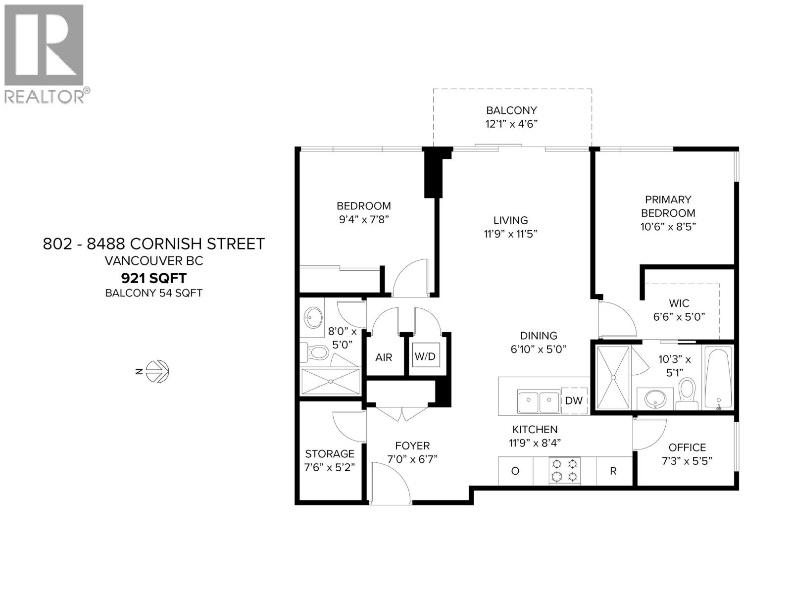 802 8488 CORNISH STREET, Vancouver