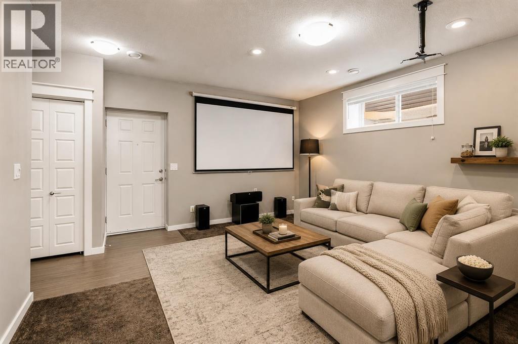 Media Room - Virtually Staged