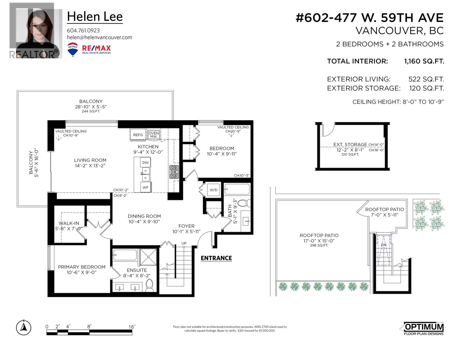 2 Bed, 2 Bath Apartment for Sale in Vancouver – 602 477 W 59TH AVENUE, Vancouver – MLS# R3158999 - Image 2
