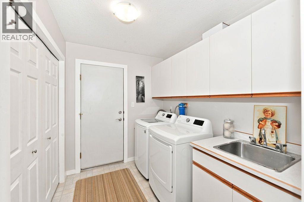 laundry with sink