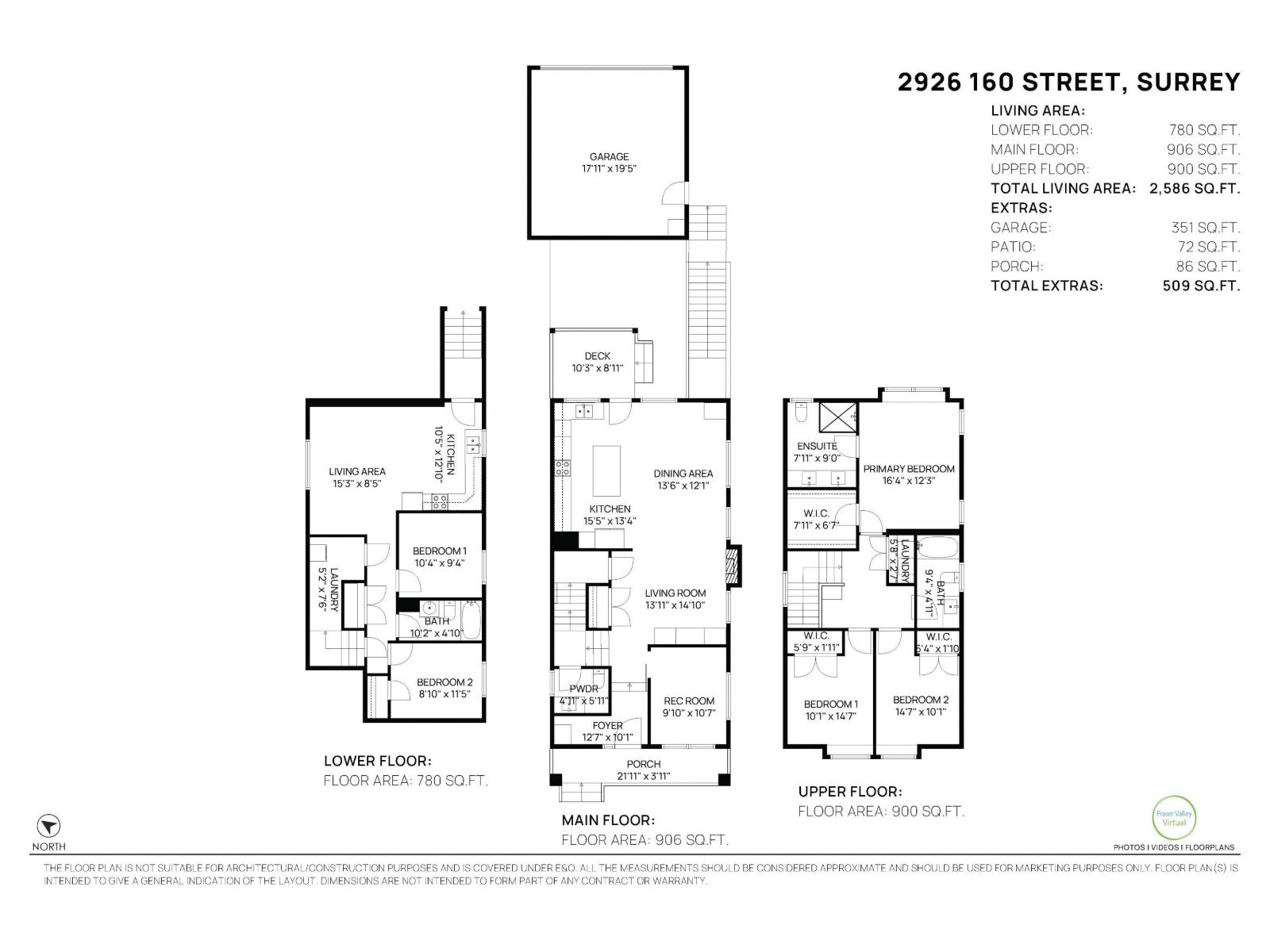 5 Bed, 4 Bath House for Sale in Surrey – 2926 160 STREET, Surrey – MLS# R3159239 - Image 30