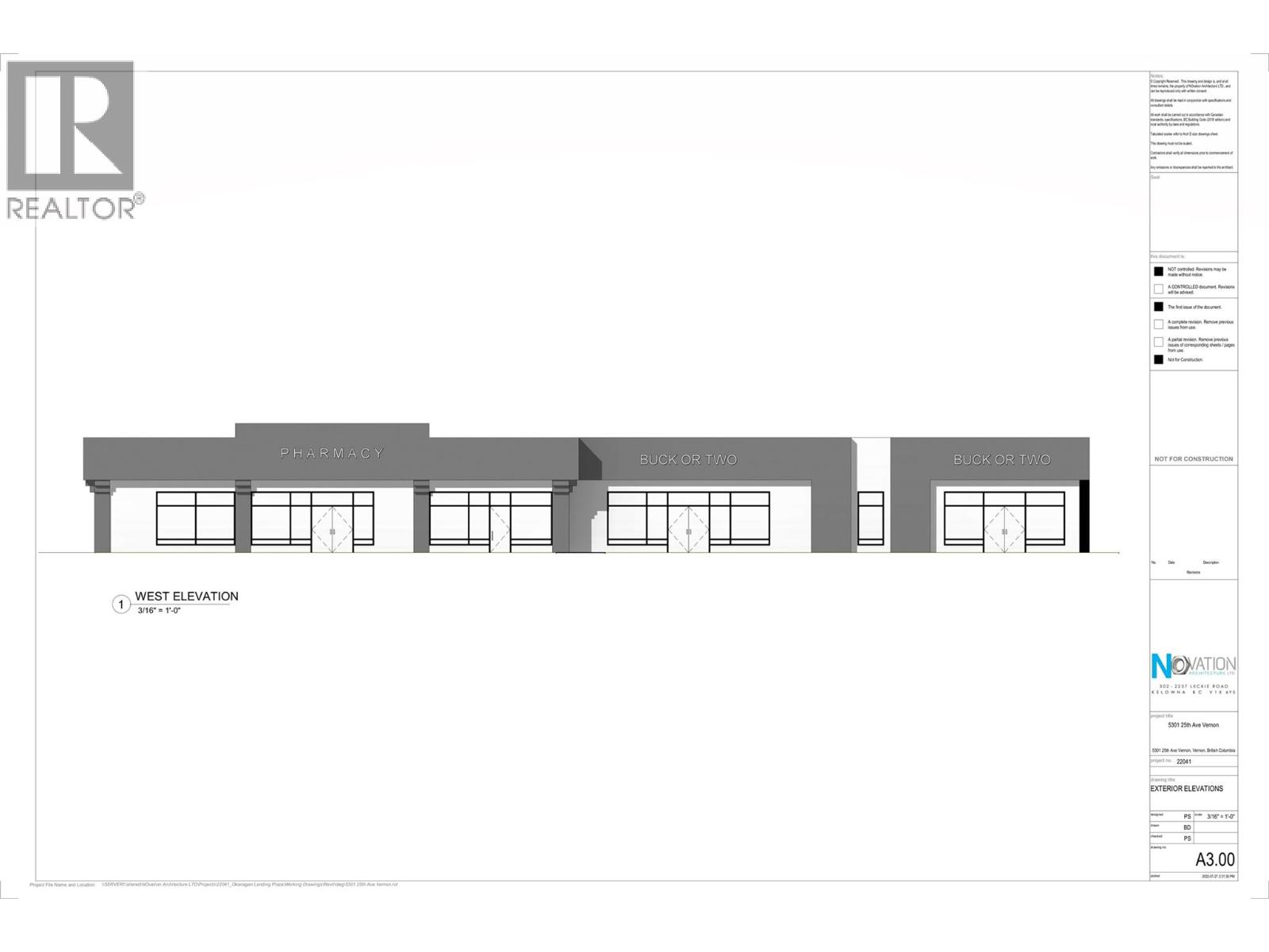 Proposed 5301 25th Avenue, Vernon