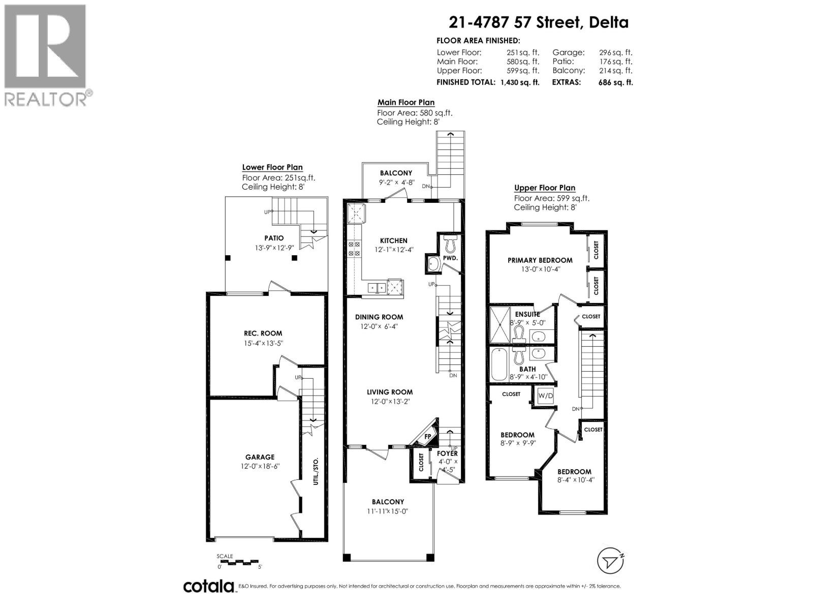 3 Bed, 3 Bath House for Sale in Delta – 21 4787 57 STREET, Delta – MLS# R3159399 - Image 31