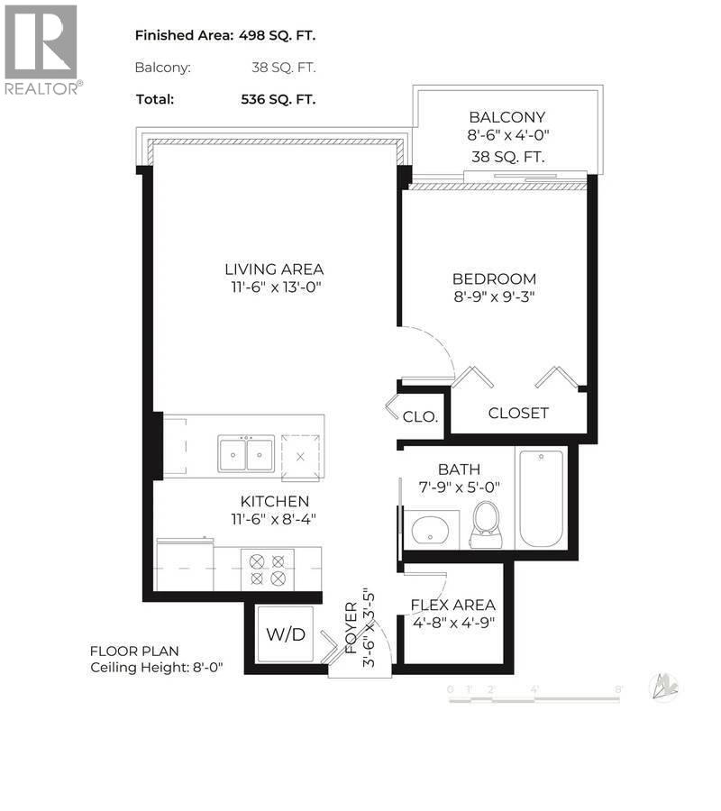 1 Bed, 1 Bath House for Rent in Vancouver – 2107 928 HOMER STREET, Vancouver – MLS# R3159810 - Image 8