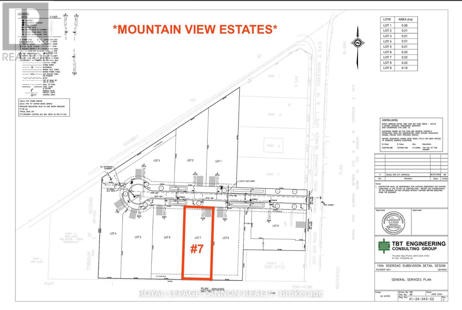 Property for sale at LOT #7 MOUNTAIN VIEW DR.