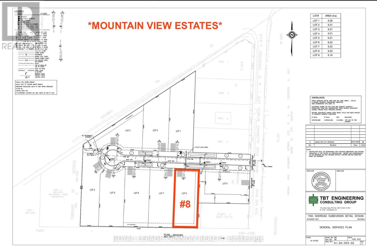 Property for sale at LOT #8 MOUNTAIN VIEW DR.
