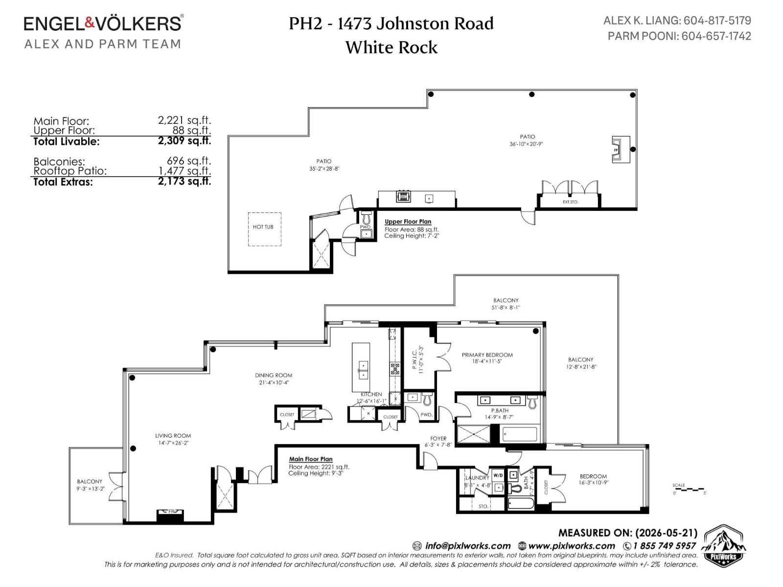 PH2 1473 JOHNSTON ROAD, White Rock