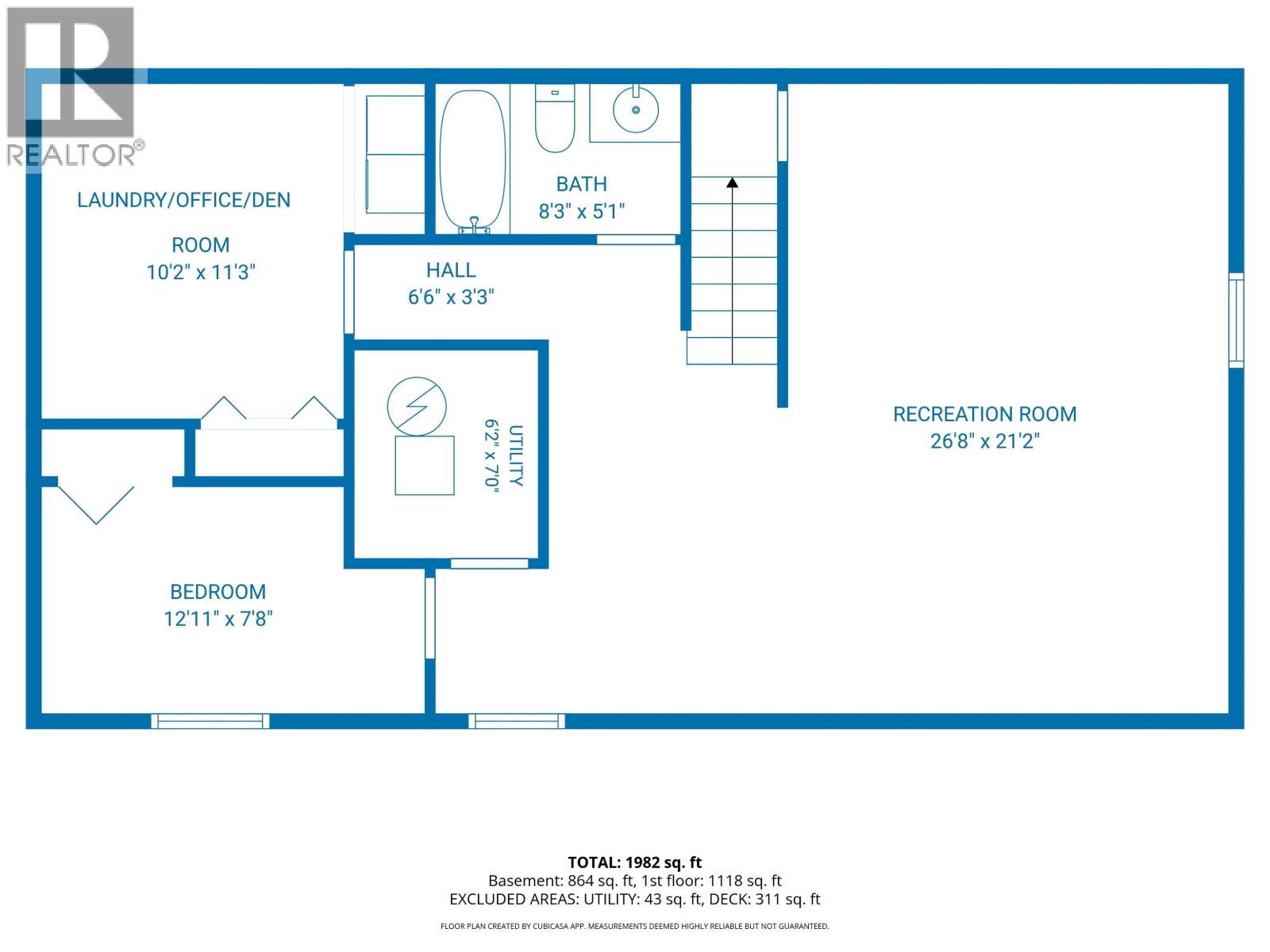 Primary bedroom of 3681 HAZEL DRIVE · Prince George, BC