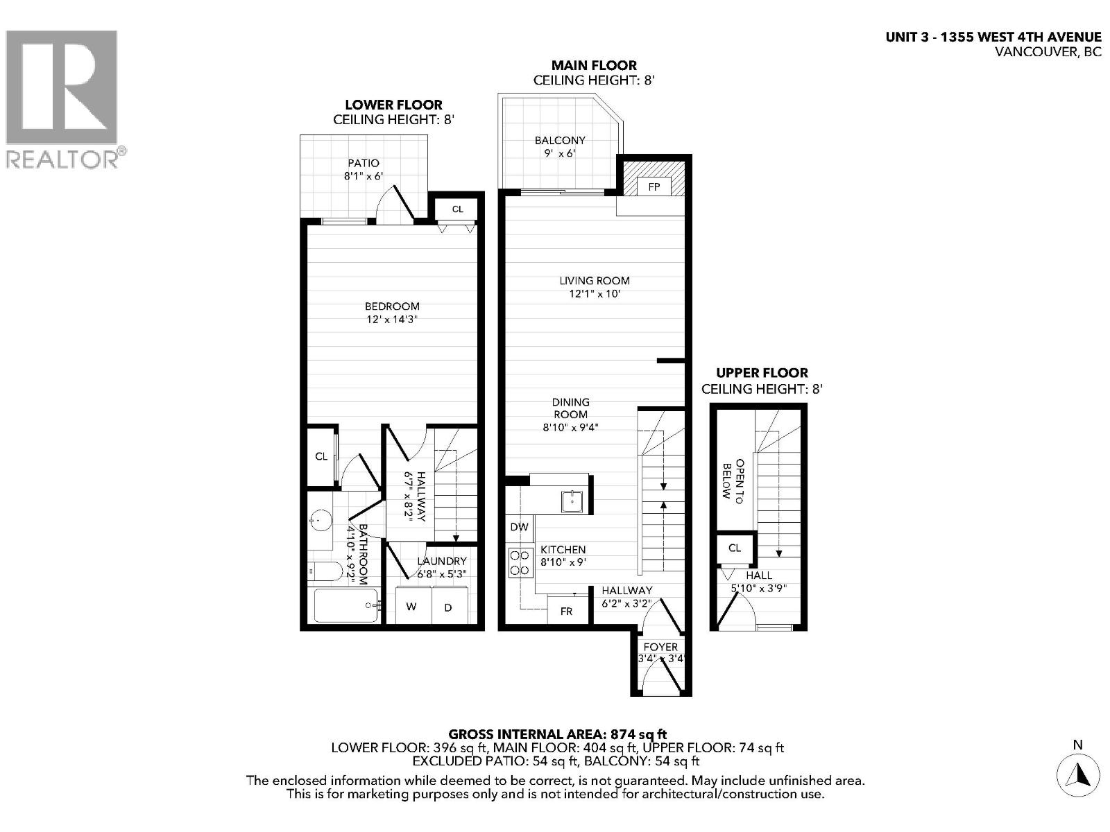 3 1355 W 4TH AVENUE, Vancouver