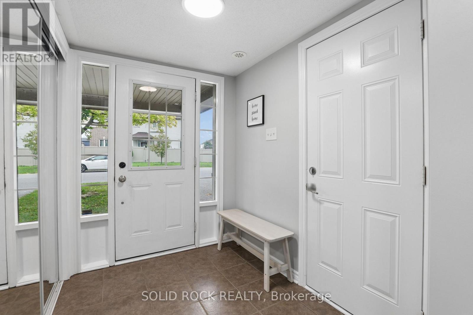 Spacious foyer