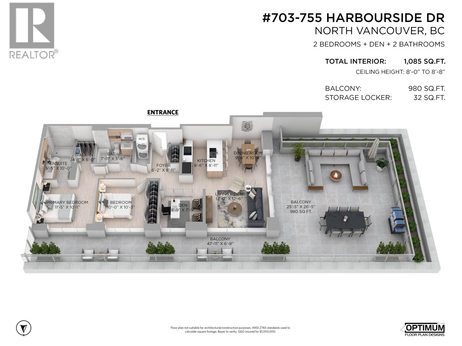 703 755 HARBOURSIDE DRIVE, North Vancouver