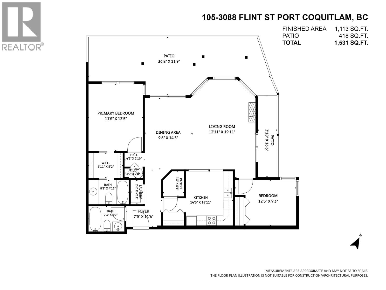 105 3088 FLINT STREET, Port Coquitlam