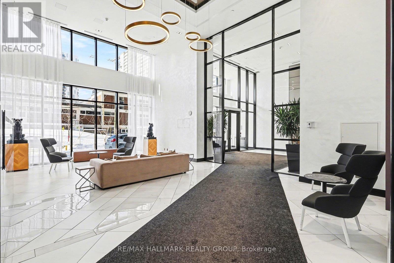 Lobby of the building