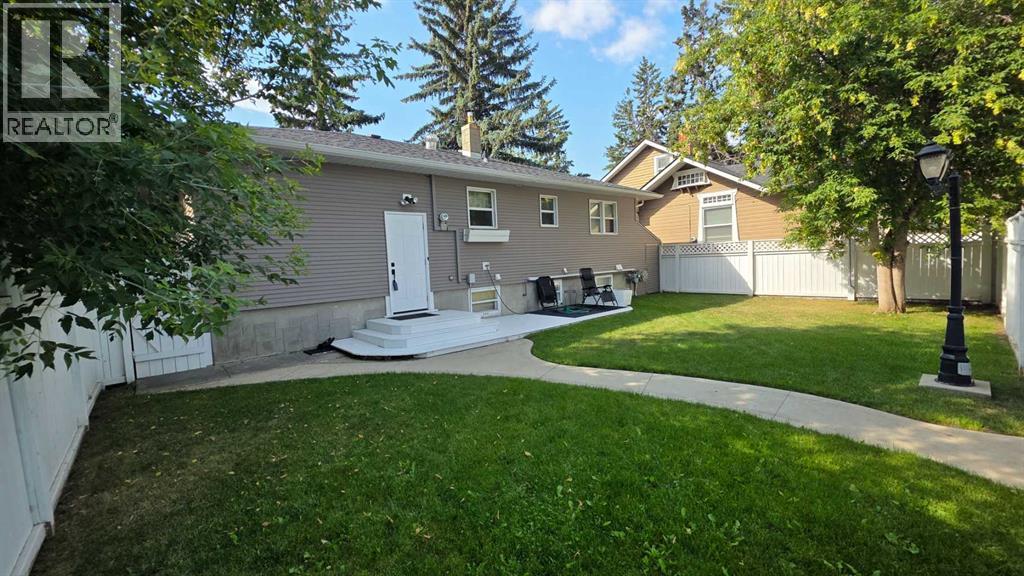 private rear yard