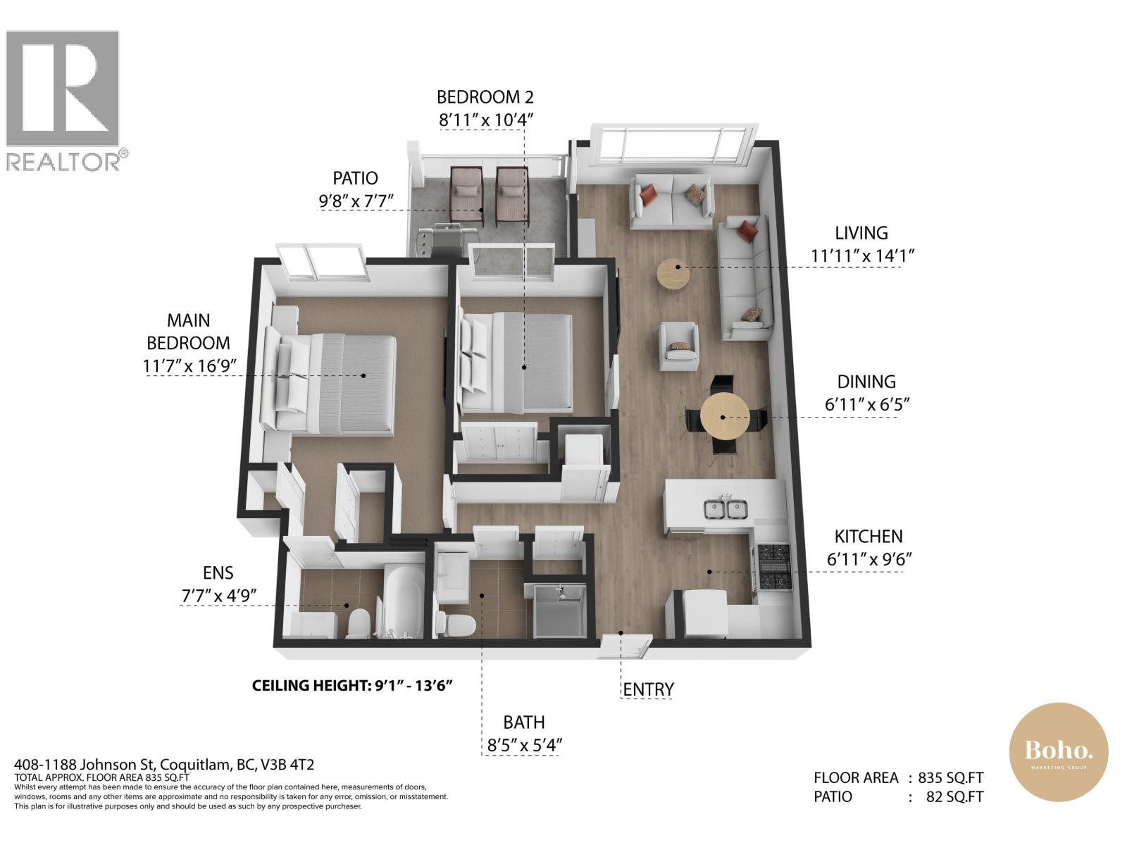 408 1188 JOHNSON STREET, Coquitlam