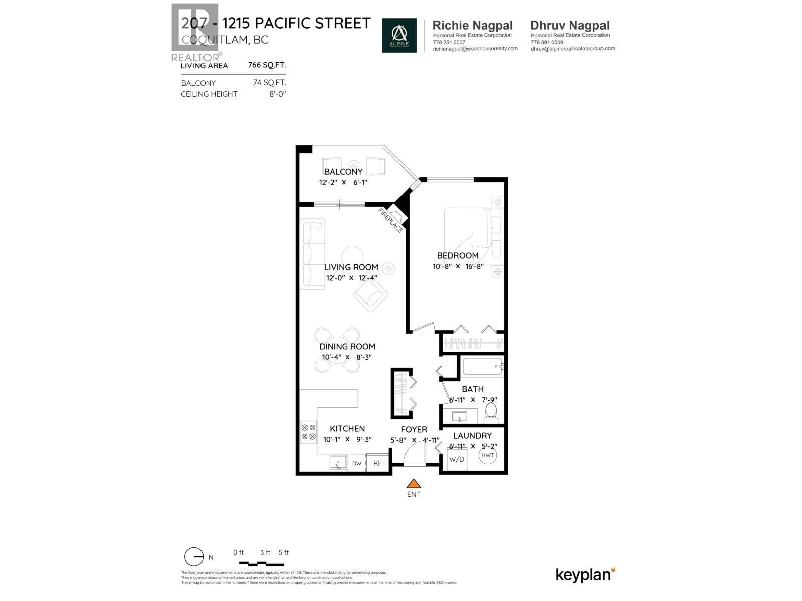 207 1215 PACIFIC STREET, Coquitlam