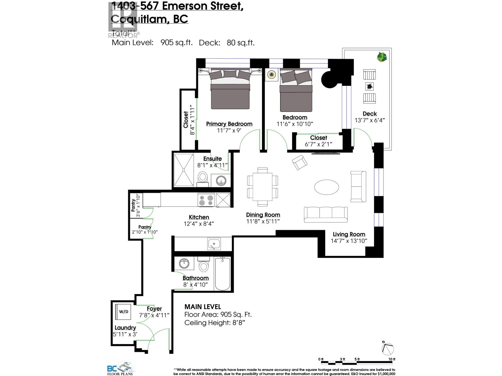 1403 567 EMERSON STREET, Coquitlam