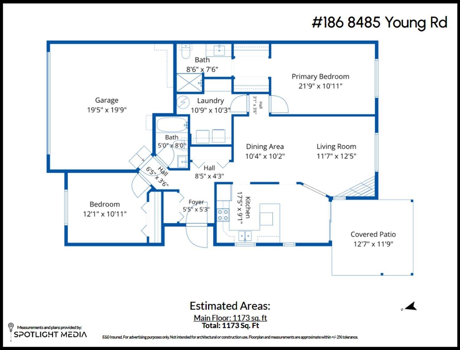 2 Bed, 2 Bath Apartment for Sale in Chilliwack – 186 8485 YOUNG ROAD, Chilliwack Proper South – MLS# R3162358 - Image 2