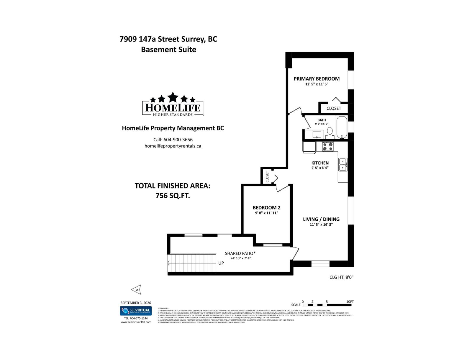 Basement 7909 147A STREET, Surrey