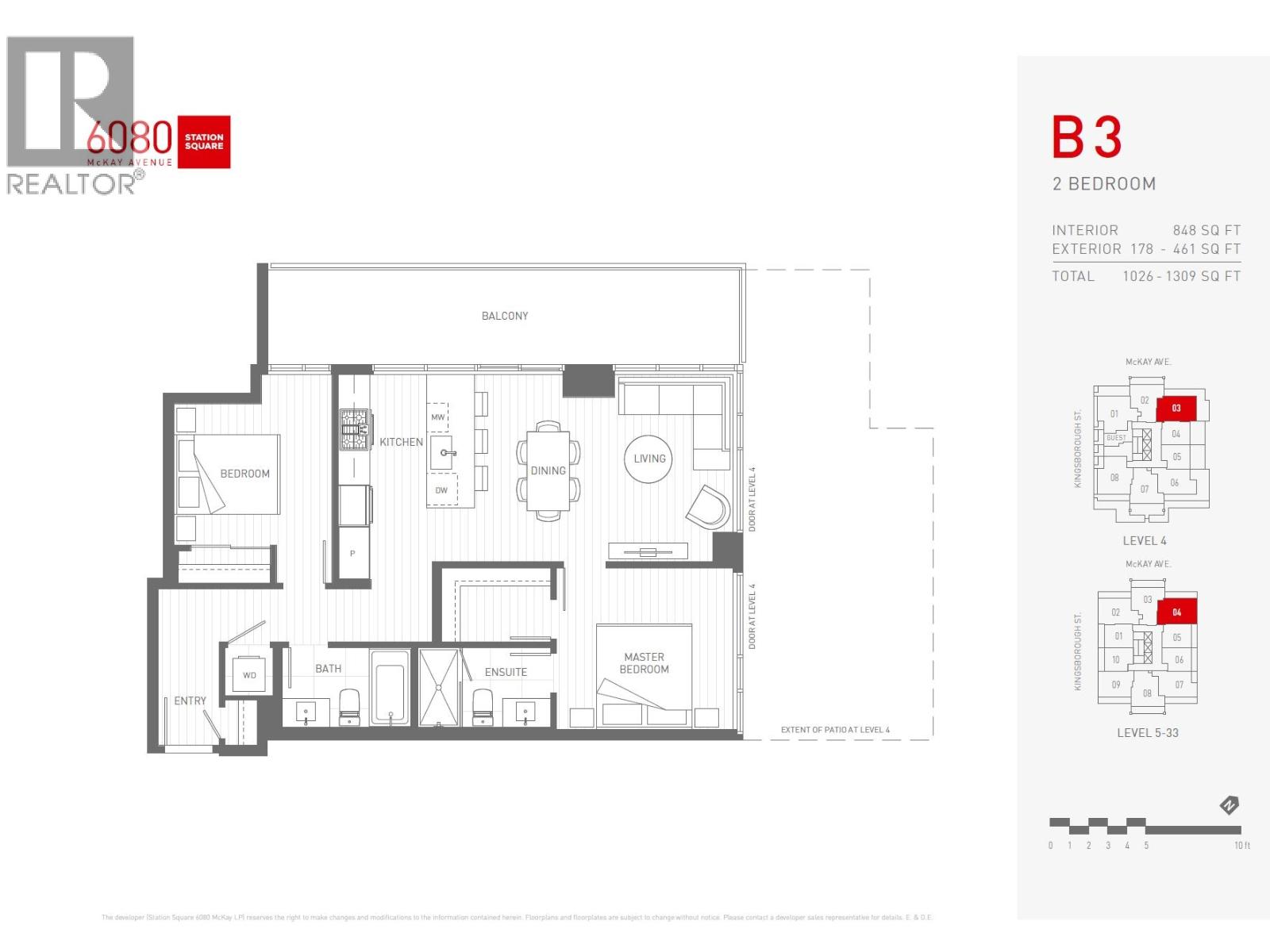 Unit 3304 · 2 bd