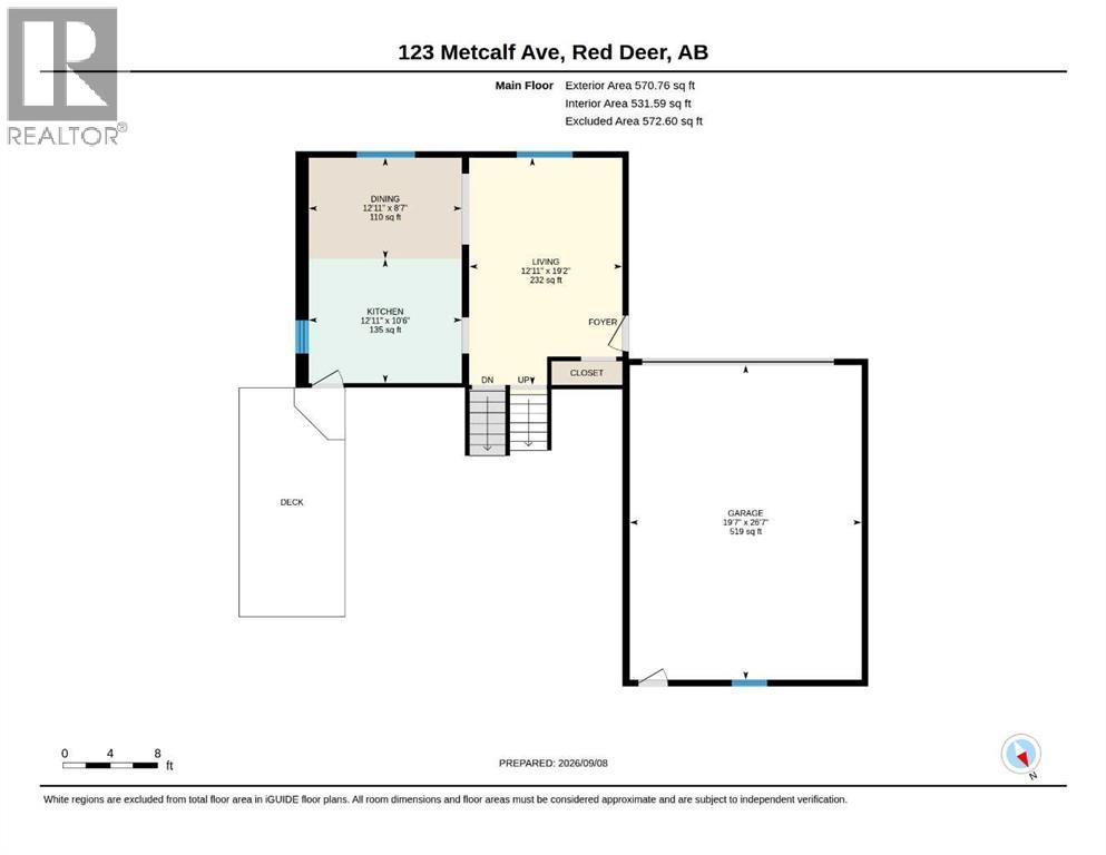 Main level layout