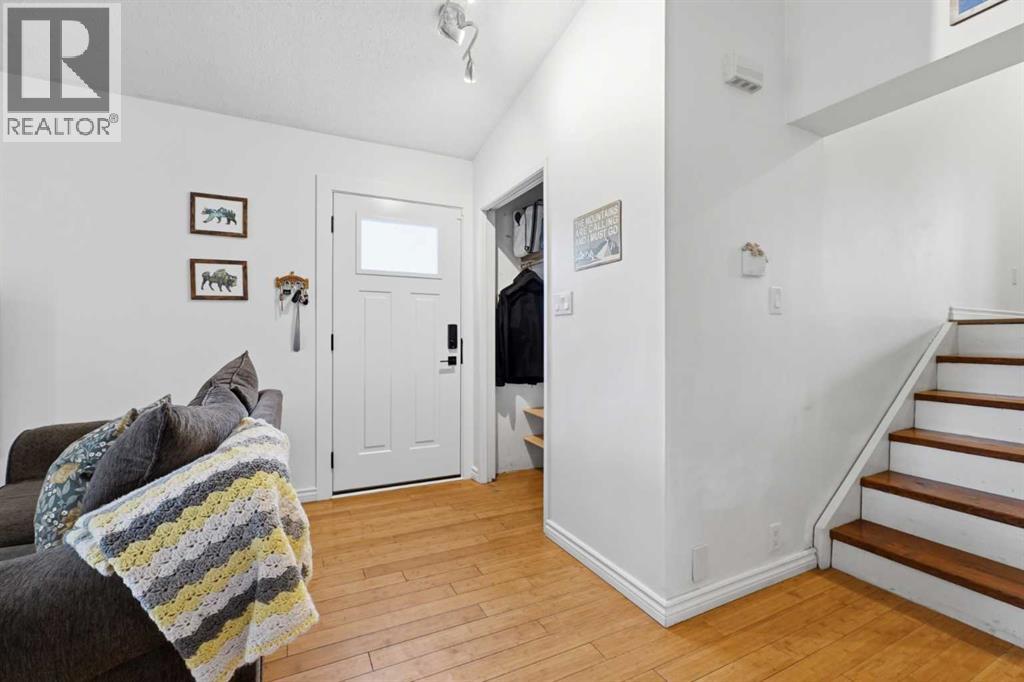 Front entrance and coat closet