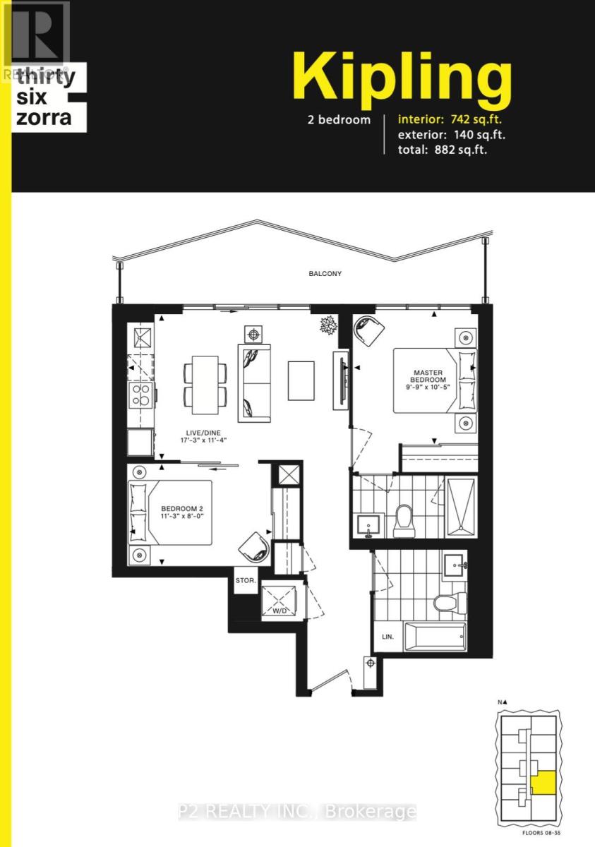 #3107 36 ZORRA STREET - 6