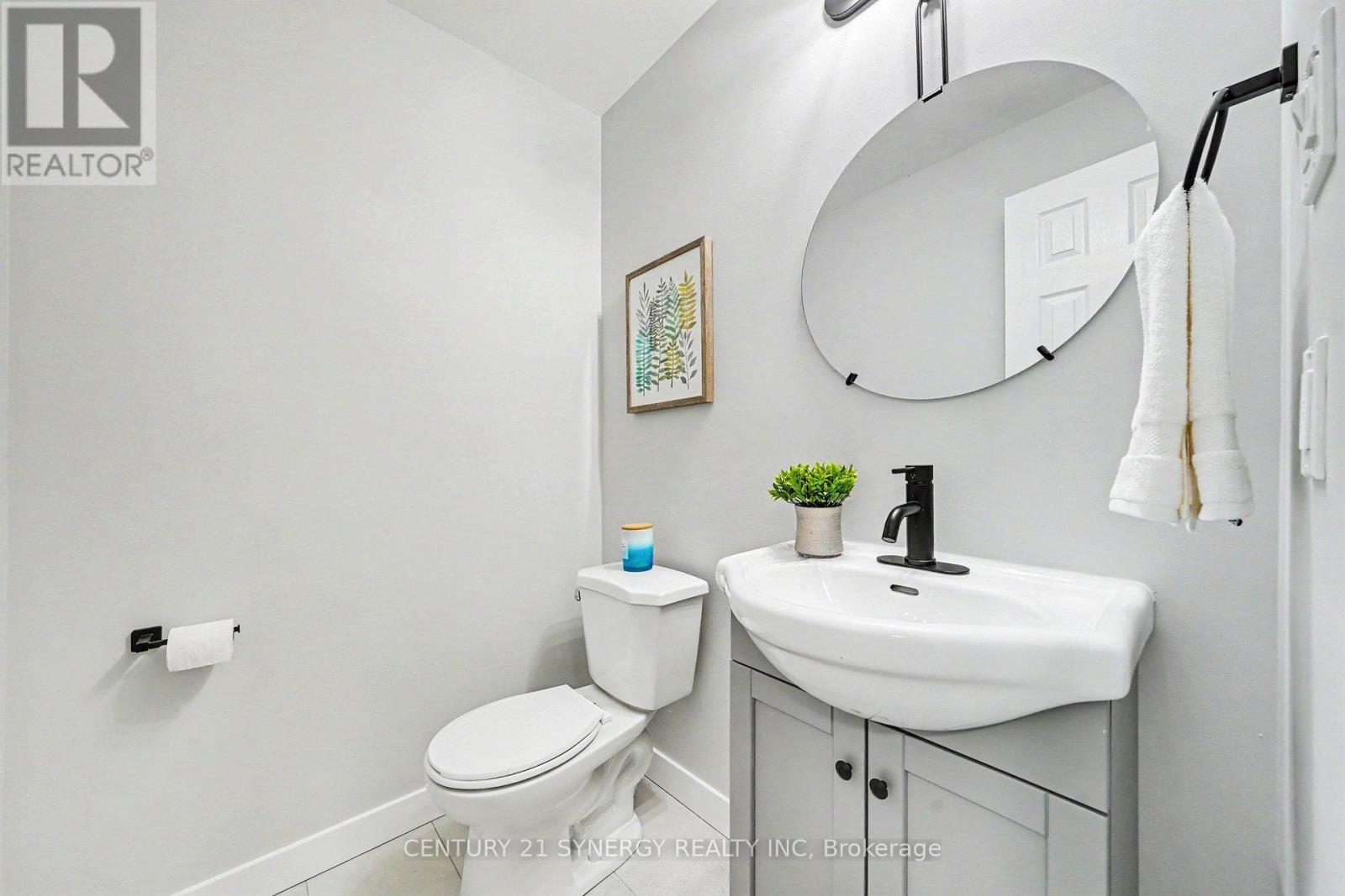 Powder room off Foyer