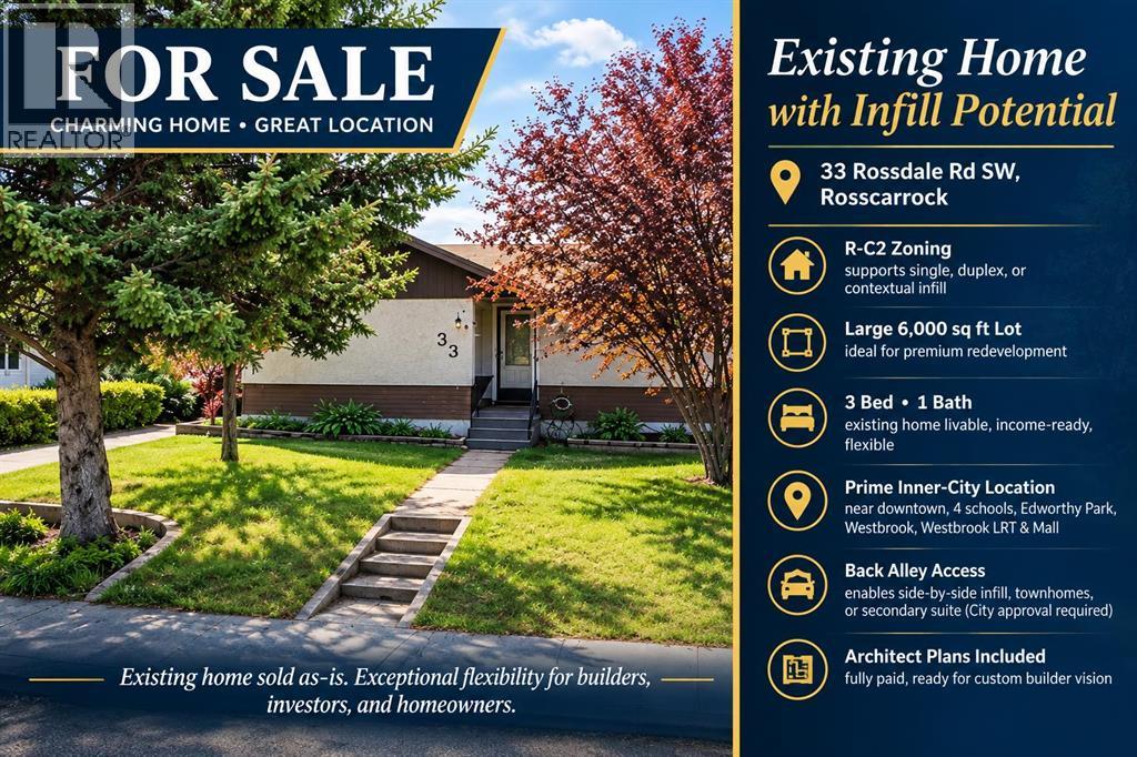 33 Rossdale Road SW, Rosscarrock, Calgary photo 1