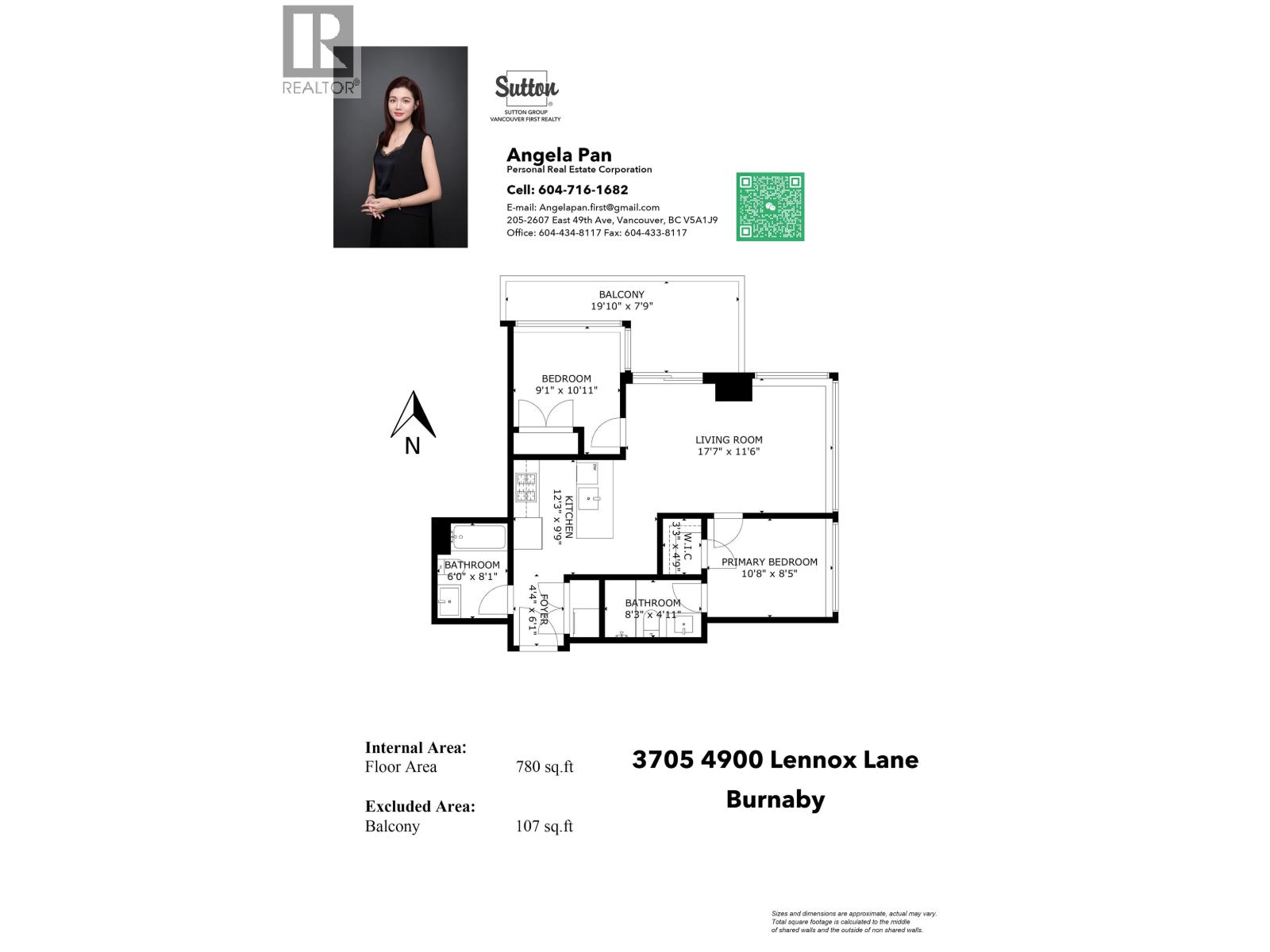 3705 4900 LENNOX LANE, Burnaby — photo 2